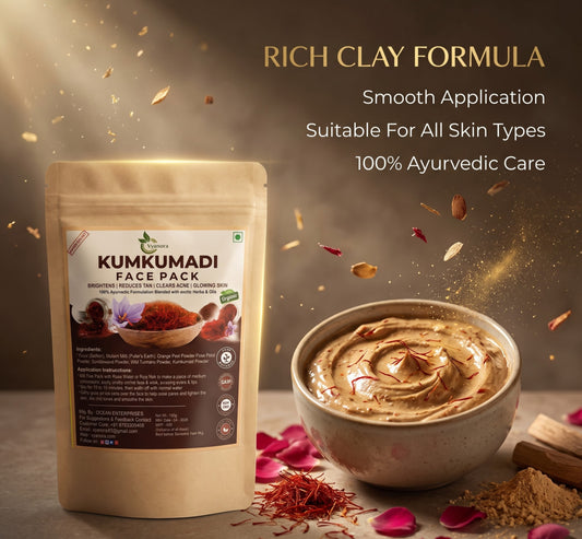 Vyanora Kumkumadi Glow Facepack – Ayurvedic Skin Brightening Treatment